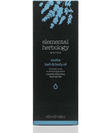 Elemental Herbology Soothe Bath & Body Oil - 5 Fl Oz | Calming Essential Oils Blend for Relaxation - Shop Internationally - Buy Online on GoSupps.com