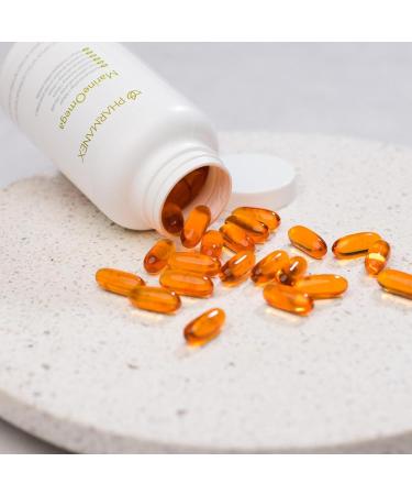 Pharmanex Marine Omega, Omega-3 Fatty Acids & Krill Oil Supplement, 1200mg DHA & EPA per Serving, 120 Softgels, Supports Heart, Brain, Joint, & Overall Health - Buy Online on GoSupps.com