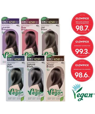 eZn Touch Vegan Permanent Hair Color Permanent Hair Dye Ammonia Free No THB No Triclosan No Phthalates No Gluten Vegan Cruelty Free up to 100% Gray Coverage (Ash Black) - Buy Online on GoSupps.com