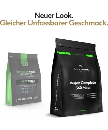Vegan Complete 360 Meal - Protein Works | Vegan Meal Replacement Shake | 10 Servings | Strawberry & Cream | 1kg - International Shipping Available - Buy Online on GoSupps.com
