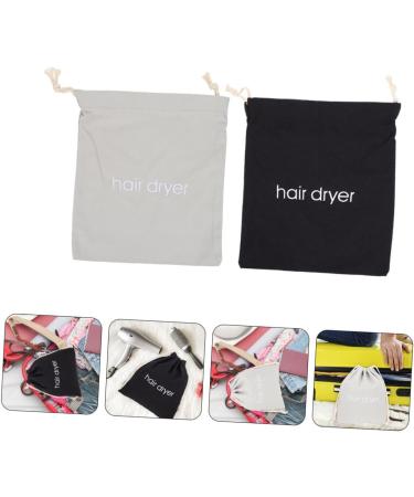 AUTSUPPL 2pcs Hair Dryer Storage Bag Travel Organizer Bags Travel Carry on Bag Travel Bag Organizer Fabric - Buy Online on GoSupps.com