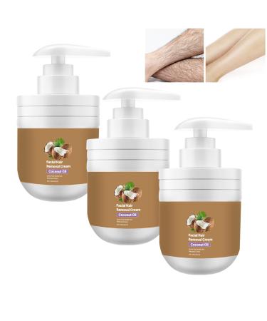 WRANBAO Rozino Facial Hair Removal Cream Gentle Hair Removal for Smooth Skin Suitable for Men and Women Upper Lip and Chin 100g 3 Pieces 3 Pieces