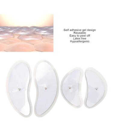 Reusable Latex-Free TENS Unit Pads for Facial Massage | Self-Adhesive Electrodes for V-Shaped Slim Face | International Shipping - Buy Online on GoSupps.com