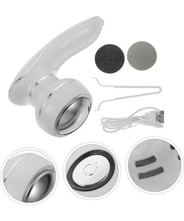 Ipetboom 1set Electric Foot Feet Exfoliating Scrub Electric Pedicure File Foot File Foot Callous Removing Instrument Electric Razor Foot Heel White Electronic Abs Sander - Buy Online on GoSupps.com