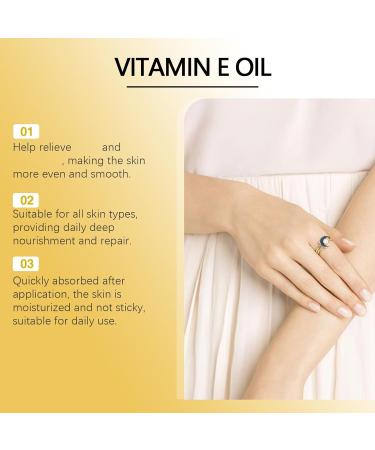 Vitamin E Oil - 75 000 IU Organic Vitamin E Oil for Cosmetics Firming Plump Skin Reducing Fine Lines Pure Vitamin E Oil for Skin Face & Body Vitamin E Drops 60 ml - Buy Online on GoSupps.com