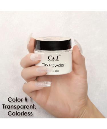 C & I Dip Powder Color No.001 Transparent Colorless Builder Color System - Buy Online on GoSupps.com