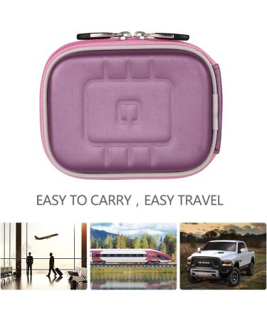 Eva Hard Shell Purple Diabetic Organizer Carrying Case Cover by SumacLife - Buy Online on GoSupps.com