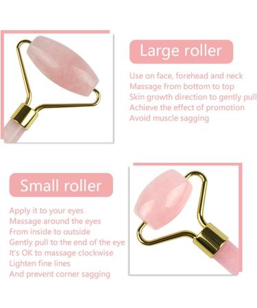 Green Jade Crystal Roller & Portable Gourd Set - Massage Beauty Accessory (FM-2 Pink) - Shop Internationally - Buy Online on GoSupps.com