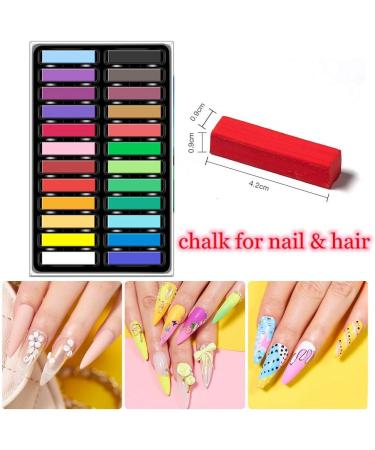 24 Soft Pastel Colored Chalks Acrylic Powder Liquid Set with Dry Flowers Acrylic Nail Starter Kit 150ml Acrylic Liquid Nail Brush & Cup for DIY Colorful Acrylic Nail Powder All in One Kit - Buy Online on GoSupps.com