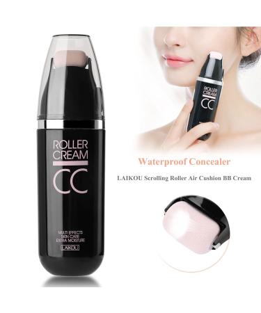 Laikou Mushroom Head Air Cushion CC Cream - Waterproof Concealer Face Makeup (Ivory) - Buy Online on GoSupps.com