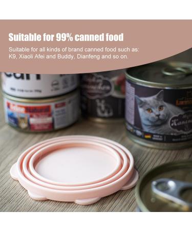 6Pcs Pet Food Can Supplies Set - Universal Silicone Can Covers, Mini Spatula, Can Opener, Dog Spoons for Cats & Dogs Feeding - Buy Online on GoSupps.com