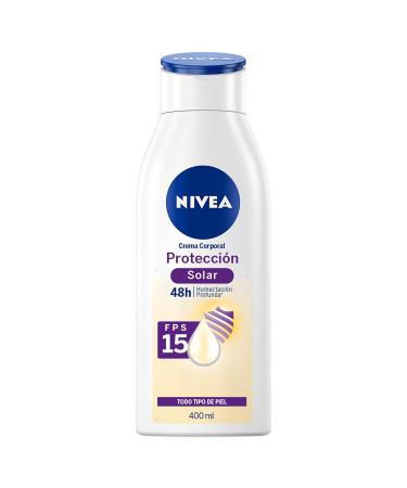 NIVEA Moisturizing Body Cream with Vitamin E & Aloe - Deep Hydration & UV Protection FPS 15 400ml - 48 Hours Moisturizer for All Skin Types - Buy Online on GoSupps.com