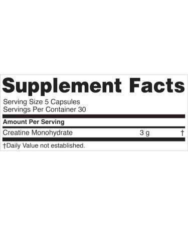 Nugenix Essentials Premium Creatine Monohydrate Pills Supplement 3000mg 150 Capsules 150 Count (Pack of 1) - Buy Online on GoSupps.com