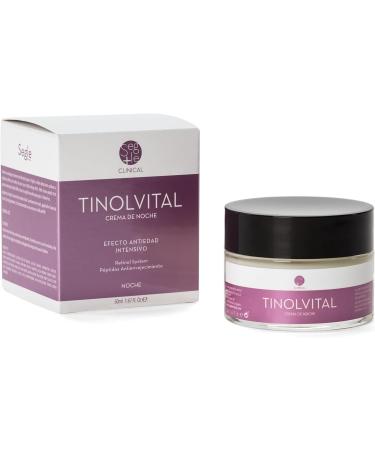 Segle Clinical | Tinolvital Intensive Night Wrinkle Cream | With Retinol | Combat Expression Wrinkles | Firmness And Elasticity | Improves Luminosity | Vegan Product | 50ml - Buy Online on GoSupps.com