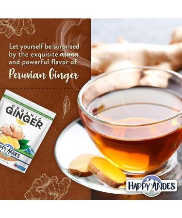 HAPPY ANDES USDA Organic Ginger Root Powder Pure Ground Dried Root Highly Aromatic 100% from Peru 1 lb. - Buy Online on GoSupps.com