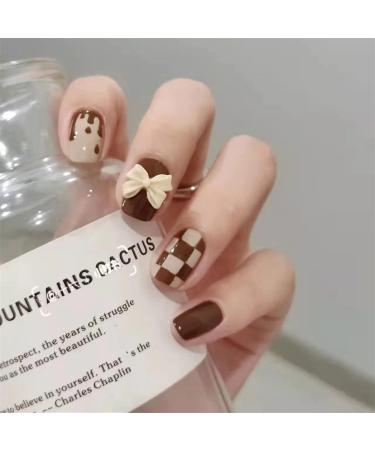 Bling Press on Nails Luxury Reusable Finish Fake Nails Handmade Nail Art with Design by Licensed Manicurist (L A) (A S) A Small - Buy Online on GoSupps.com