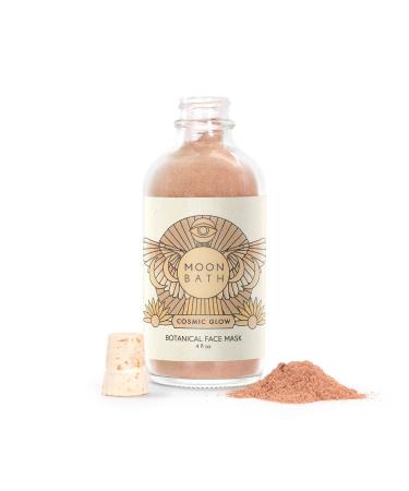 Moon Bath Cosmic Glow Botanical Face Mask | Ayurvedic Facial w/Fine Herbs & Clay. Brighten & Calm the Skin. Reduce Inflammation & Polish Face for Enhanced Radiance. Organic Beauty 4 fl oz
