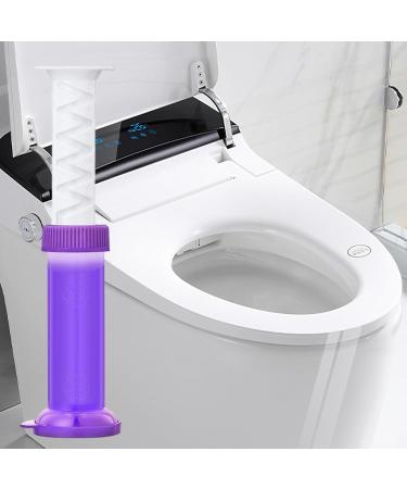 jyibinee 6 Scents Toilet Gel 48ml 11 Count Stain Odor Limescale Removal Flower Shape Air Freshener Self-cleaning Foam Releasing Dirt Loosening Refreshing Smell Lavender - Buy Online on GoSupps.com