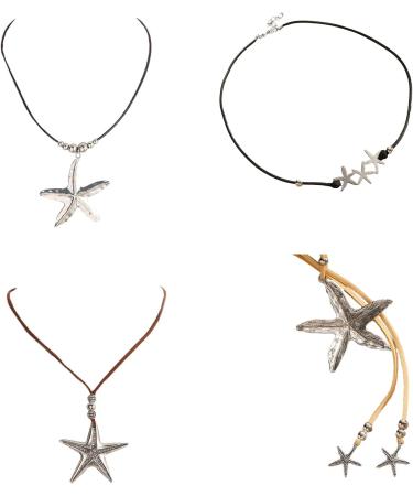 Vintage Pendant Necklace Beach Choker Jewelry Adjustable Clavicle Chain Bohemian Wax Rope Chain Necklace Pendant Necklace 2 - Buy Online on GoSupps.com