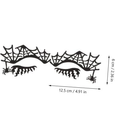FRCOLOR 4 Pairs Eye Shadow Stickers False Eyelashes Black Sticker Eye Stickers Makeup 3D Fake Eyelashes Scary Eye Sticker Eyeshadow Decal Child Party Bag Emptiness Paper - Buy Online on GoSupps.com