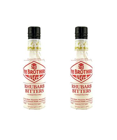 Fee Brothers Rhubarb Cocktail Bitters - 5 oz - 2 Pack