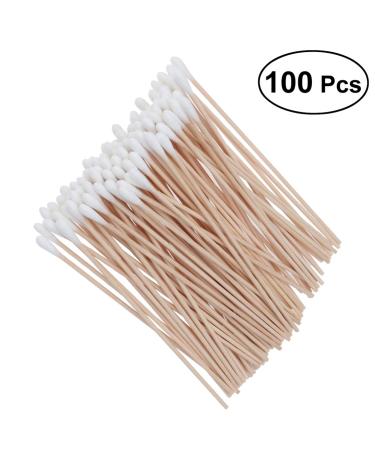 ROSENICE 100pcs Cotton Swabs with Long Wooden Handles - Premium Cotton Swab Applicator for Makeup Crafts & Personal Care - Ships Internationally - Buy Online on GoSupps.com