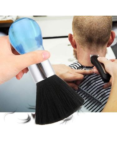Hairdresser Neck Brushe Soft Wool Neck Duster Neckline and EarsHair Cleaning Hairdressing Styling Tool for Barber Hair Salon(Blue) - Buy Online on GoSupps.com