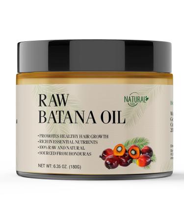 Raw Batana Oil For Hair Growth | 180g | 100% Batana Oil From Honduras | Batana Oil For Hair Growth Dr Sebi | Repairs Damaged Hair & Reduces Hair Loss | Healthier & Thicker Hair