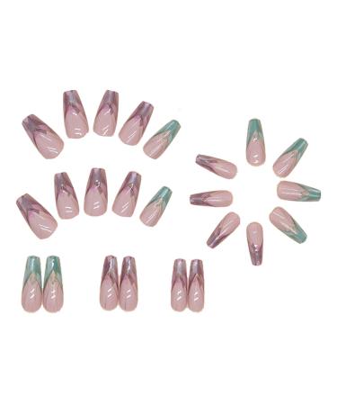 Ahuuen False Nails Set Irregular Multipurpose False Nails - Cute User Friendly Fake Nails Supplies for Holiday Dates Birthday Parties