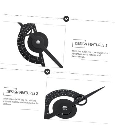 Balacoo Measuring Line Shaper Horizontal Ruler Auxiliary Mapping Level Eyebrow Measure Plastic Shaping - Buy Online on GoSupps.com