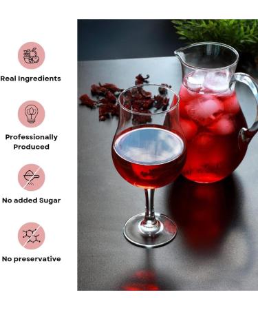 50g Dried Hibiscus flower | Hibiscus Cocktail Garnish | Hibiscus tea loose leaf | dried hibiscus flowers edible | dried flowers for crafts | dried flower petals | Drink Garnish (50g) - Buy Online on GoSupps.com
