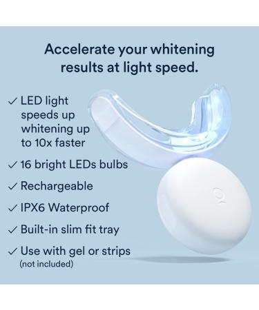 AuraGlow Teeth Whitening Light - 10X LED Power for Fast Results | Upgraded Whitening Technology - Buy Online on GoSupps.com