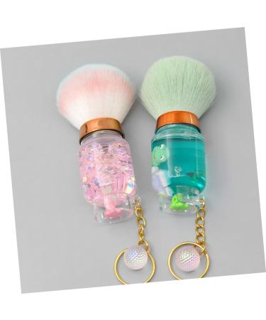 minkissy Small Makeup Brush Nail Dust Brush Make up Brush Cosmetics Tools Powder Brush for Loose Powder Blush Brush for Cheeks Craft Oil Manicure Liquid Quicksand Miss Highlighter Brush 9.00X3.50X3.50CM Green - Buy Online on GoSupps.com