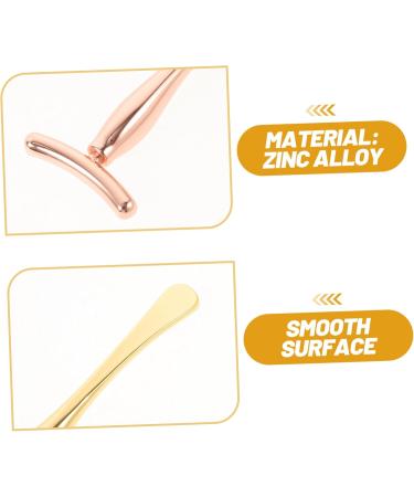 SOESFOUFU 1 Set Eye Roller Head T-bar Set Roller Beauty Scoop Eye Cream Applicator Tool Fake Hair Edges Dark Circles Eye Essence Bar Tools Spoon Care - Buy Online on GoSupps.com