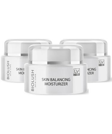 LIVORKA 3 Pack - Biolush Anti Aging Skin Care - Biolush Skincare Cream 3 Jar For 3 Month Biolush Skin Balancing Moisturizer Biolush Anti Ageing Biolush Skin Care Biolush Face Cream.