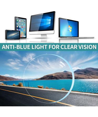 SCJJZ Blue Filter Glasses - Anti-Blue Light Rimless Reading Glasses (2 Pack) | Comfortable & Stylish Eye Protection for Screen Use - Buy Online on GoSupps.com