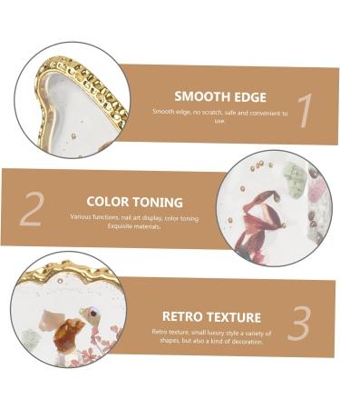 Healeved Nail Board Manicure Mixing 3 Piece Nail Display Plate For Nail Art Blending Display - Buy Online on GoSupps.com