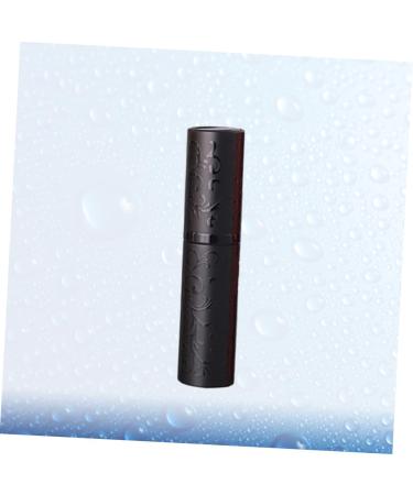 Angoily Travel Small Spray Bottle - 10.3cm Glass Container | Black | Perfect for Travel & Skincare - Buy Online on GoSupps.com