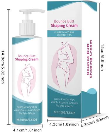 HDSDVNON Shea Butter Butt Firming Cream 100g Moisturizing Massage Cream Improves Skin Elasticity Serine Soy Protein Formula Body Care Cream3 boxes - Buy Online on GoSupps.com