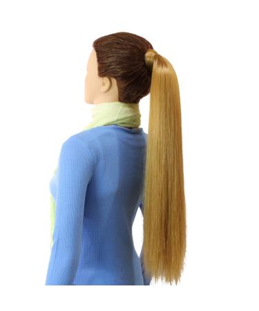 Hair2Heart Ponytail Extensions - Braid Straight 60cm | Light Blonde Natural-Ash & Honey Blonde | 100g Quality Hair Extensions - Buy Online on GoSupps.com