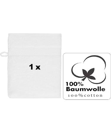 Betz Palermo 100% Cotton Washcloth - White 16x21 cm | Premium Quality International Shipping - Buy Online on GoSupps.com