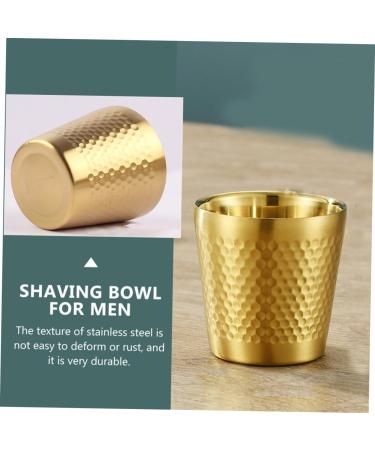 Minkissy 2-Pack Razor Shell Cup - Stainless Steel Shaving Foam Holder for Men | Durable 304 Metal Shaving Accessories - Buy Online on GoSupps.com