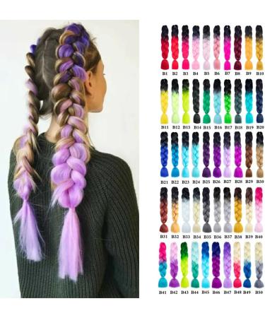 BOKIOESDE Style Upgrade Synthetic Hair Extensions Designed For Braiding Natural Colorhigh Similarity To Real Hair B9 - Buy Online on GoSupps.com