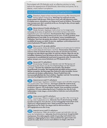 Creightons Salicylic Acid Intense Serum 2% (30ml) - Clear Breakouts & Reduce Blemishes for Radiant Skin - Buy Online on GoSupps.com