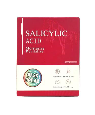 Salicylic Acid Facial Clay Mask for Acne with Vitamin C & Aloe Vera - Deep Pore Cleansing 4.23 OZ | International Shipping Available - Buy Online on GoSupps.com