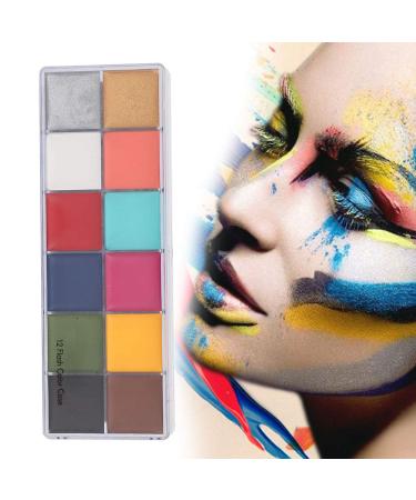 12 Colors Waterproof Body Paint - Sweatproof Makeup for Halloween & Parties | DIY Face & Graffiti Art - Buy Online on GoSupps.com