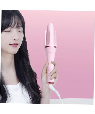 WOONEKY Fully Automatic Hair Curling Iron Hair Rollers Curler Curling Wand Crimper Hair Tool Pink Abs - Buy Online on GoSupps.com