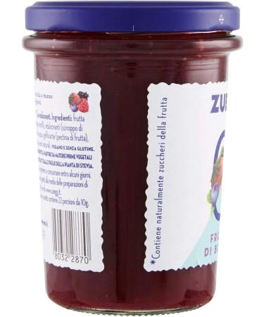 Italian Gourmet E.R. Zuegg Zero Zuccheri Sugar Free Wild Fruit Jams 220g + Gourmet Italian Polpa 6 Count - Buy Online on GoSupps.com
