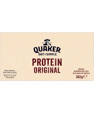 Quaker Oat So Simple Protein Original Porridge 8 x 37.7g - Pack of 1 - Buy Online on GoSupps.com