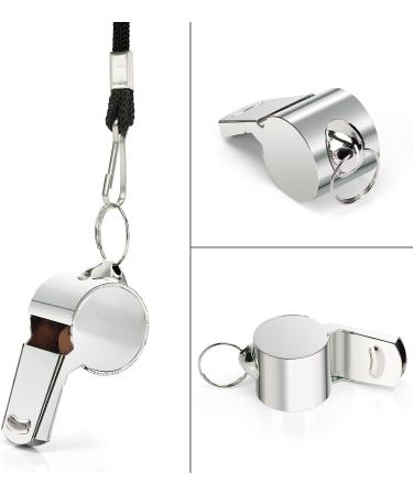 Fya Whistle - Stainless Steel Super Loud Sports Whistle with Lanyard for Referees, Coaches, Police, Outdoor Sports & Emergencies - Buy Online on GoSupps.com